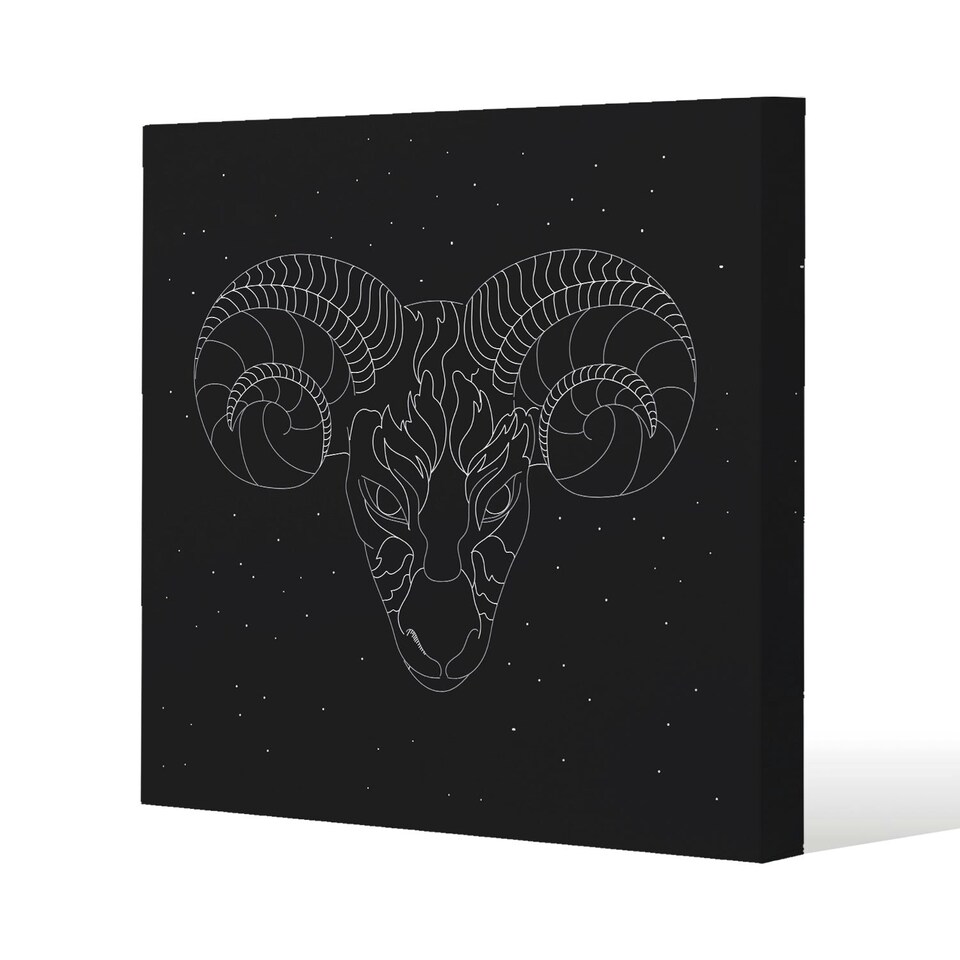 Aries zodiac sign (canvas) 120x 120 x 4cm
