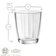 image 3 of Bormioli Rocco Pulsar Double Old Fashioned Glasses - 390ml - Clear - Pack of 6 Clear