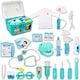 image 1 of Kids 2-in-1 Doctor & Dentist Role Play Set – 30 Pieces with Carry Case (blue)