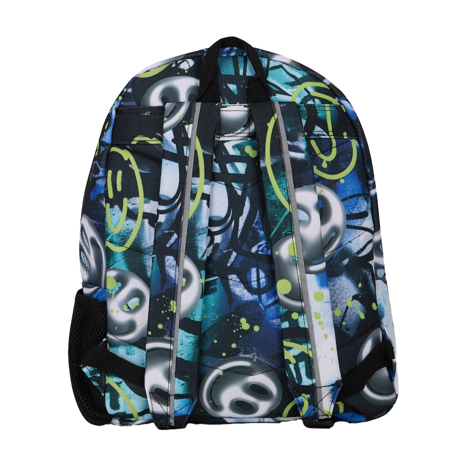 image 1 of Kids Backpack Multi Visionary Graffiti Print | 18L School Bag with Laptop Sleeve | Multi | Multi | 1