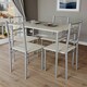 image 4 of Vida Designs Roslyn 4 Seater Dining Set 5 Piece Table & Chairs, Oak