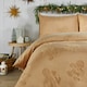 image 3 of Duvet Day Gingerbread Tufted Soft Touch Single Duvet Set Orange | Single