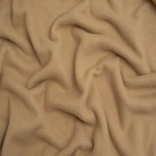 Minerva Core Range Beige Brushed Microfleece Fabric for Dressmaking, 150cm / 59" Wide - per metre