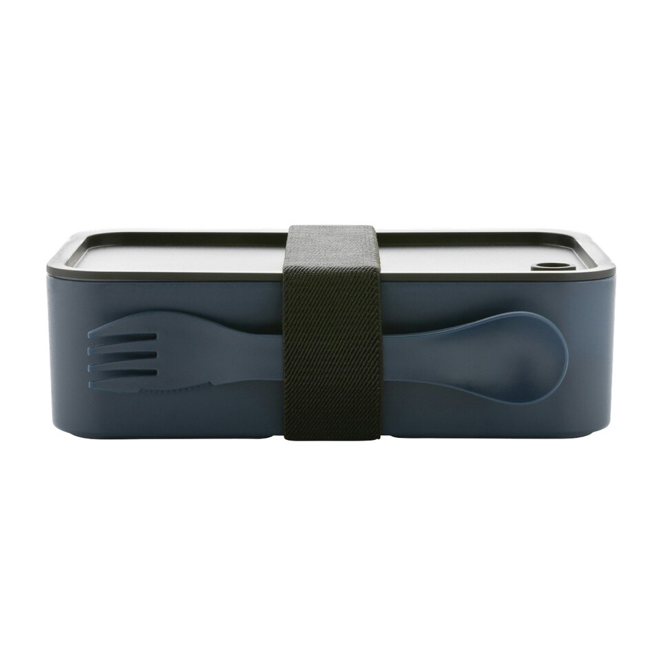 image 1 of XD Collection Recycled Polypropylene 1.2L Lunch Box - Navy - One Size