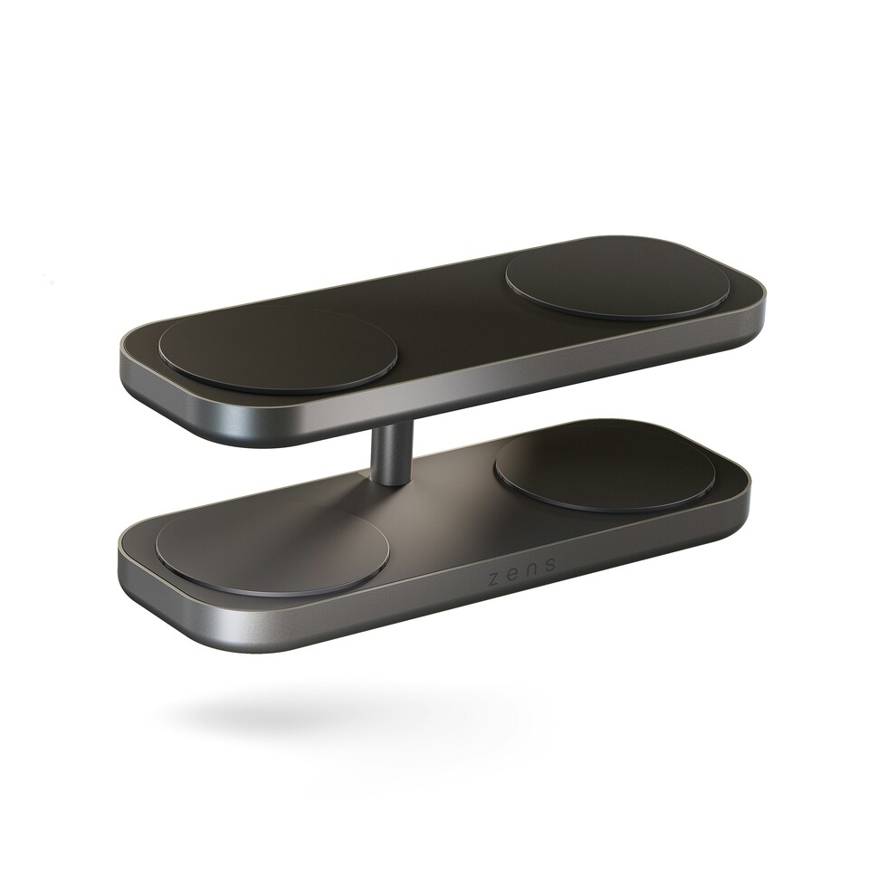 image 1 of Zens Quattro Wireless Charger Pro 4 (incl. Wall Charger) - black