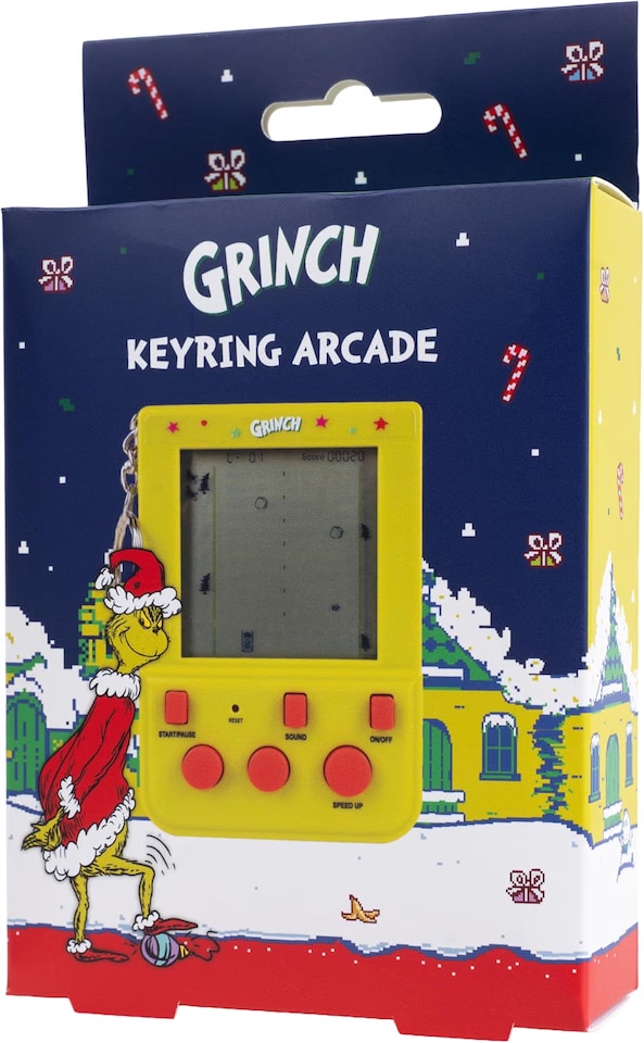 image 1 of The Grinch Keyring Arcade Game