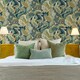 image 3 of Belgravia Casa Leaf Wallpaper - Green - 10m x 53cm Green