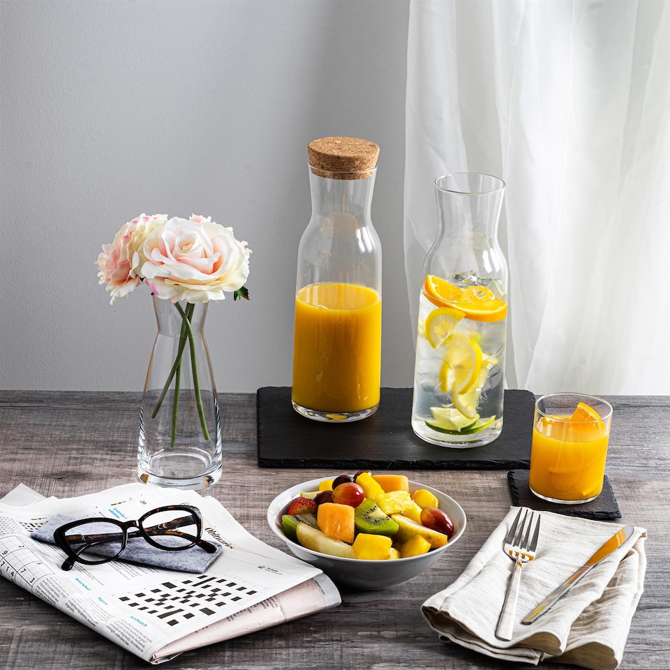 image 1 of Bormioli Rocco Aquaria Glass Carafe - 1.2 Litre