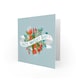 image 2 of Spring Flower Bouquet and Banner Floral Mothers Day Card