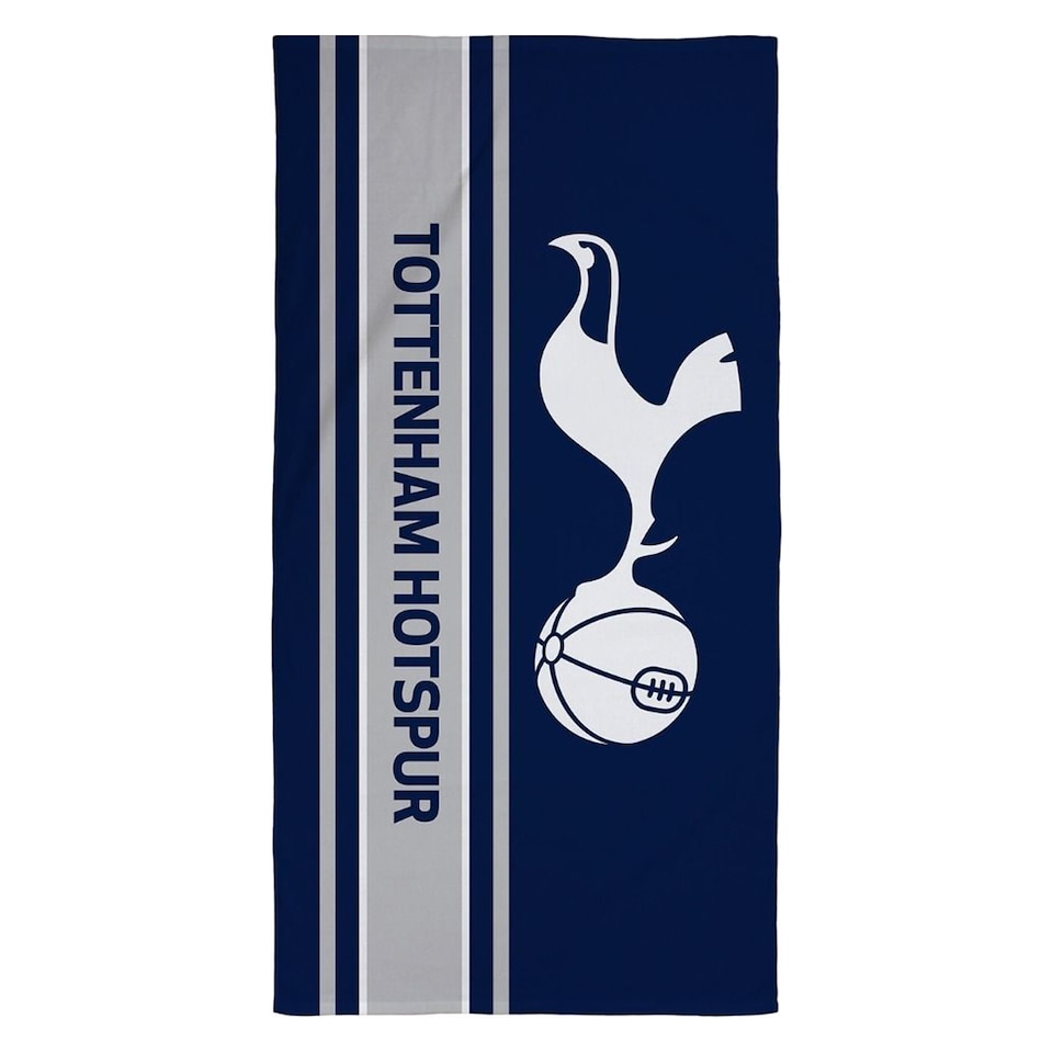 image 1 of Tottenham Hotspur FC Line Beach Towel | Blue | Blue/White | One Size | 1