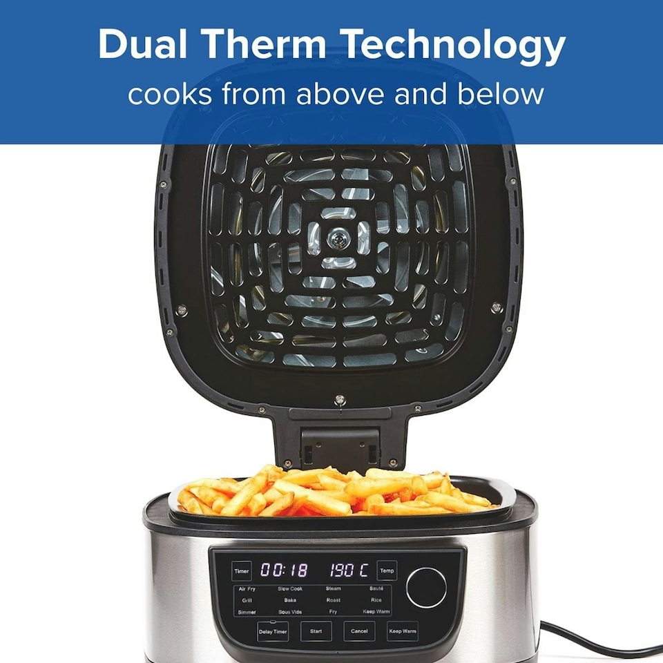 image 1 of Power XL Grill Air Fryer Combo Large 5.7L Capacity 12 in 1