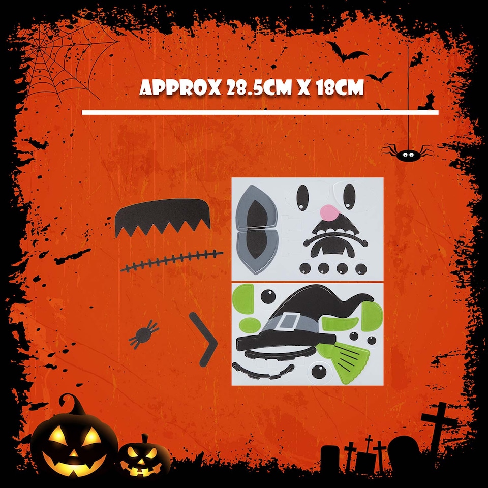 image 1 of PMS Pumpkin Decoration Kit - 4 Decorate-Your-Own Pumpkin Faces