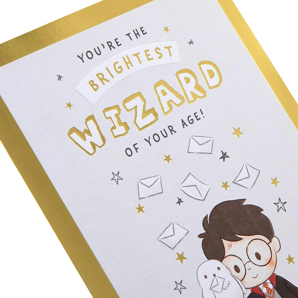image 1 of Harry Potter You're the brightest Wizard of your age! Birthday Card