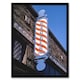image 1 of John Margolies Retro Barbershop Sign Photograph Framed Wall Art Picture Print A4