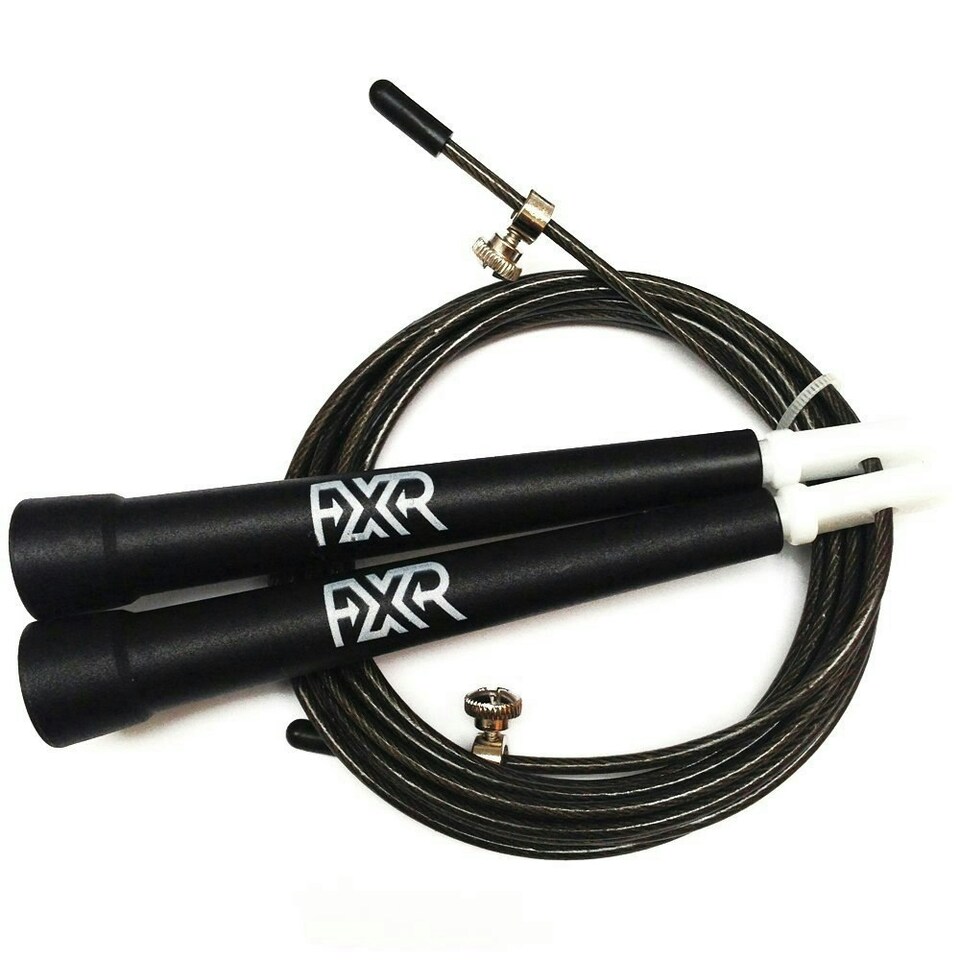 10ft Adjustable Premium Professional Speed Skipping Jump Rope (Black)