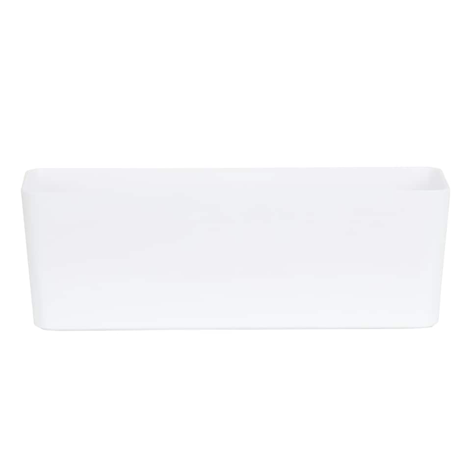 image 1 of Wham Studio 5 x 2L Deep Rectangular Plastic Storage Baskets Ice White White