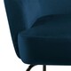 image 5 of Melissa Lounge Chair in Navy Blue
