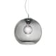 image 1 of Nemo 1 Light Medium Dome Ceiling Pendant Grey, Smokey, E27