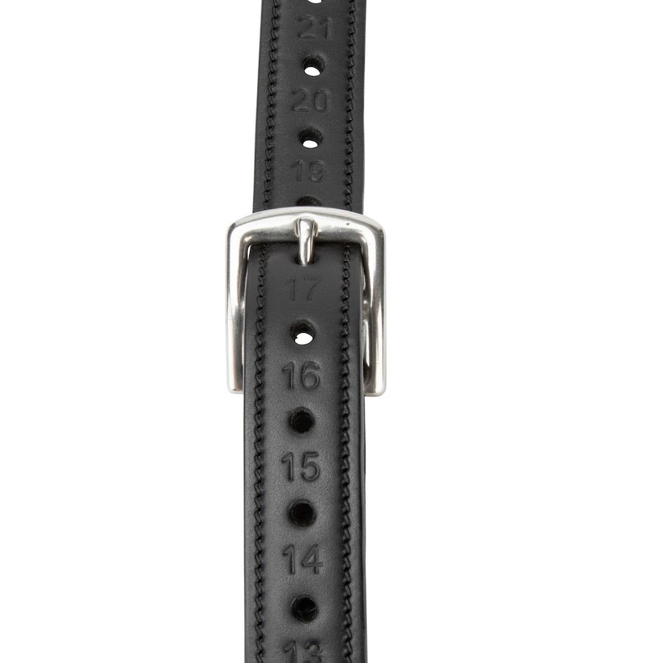 image 1 of Velociti Lusso Logo Horse Stirrup Leathers | Black | Black | 48in x 0.75in | 1