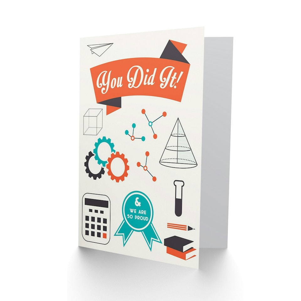 image 1 of You Did Proud Graduate Science Congratulations Card