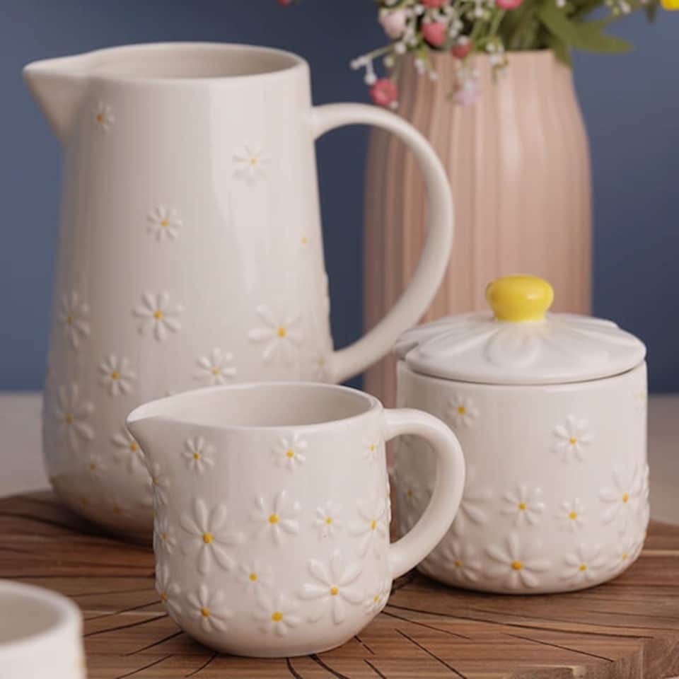 image 1 of Price & Kensington Daisy Jug 1.2 Litre White