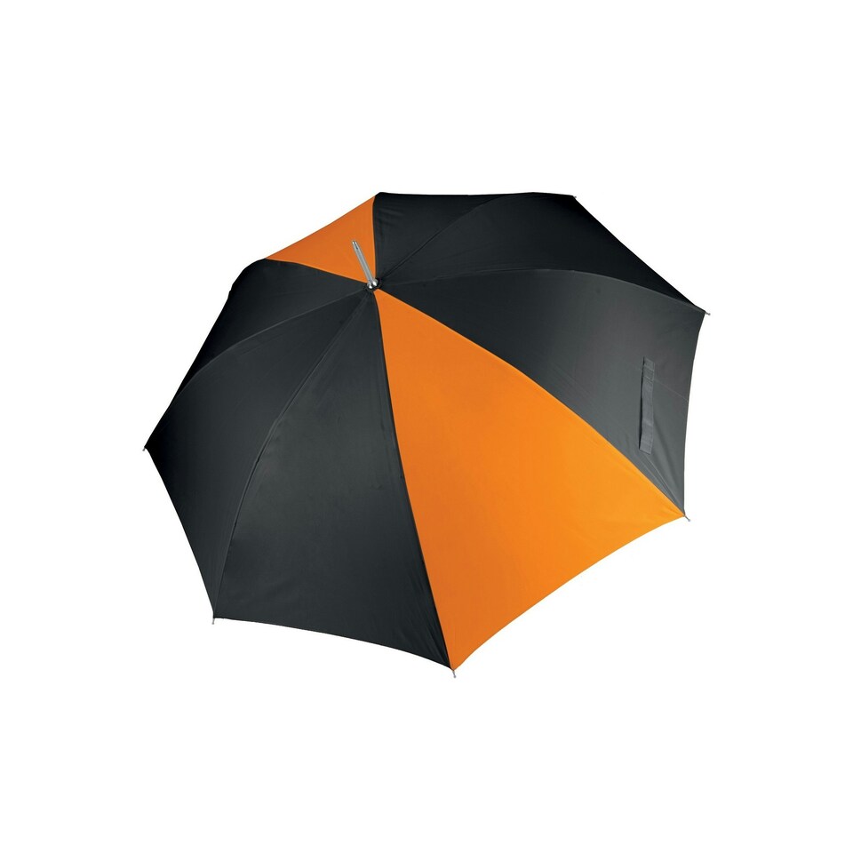 Kimood Unisex Auto Opening Golf Umbrella - Black/ Orange - One Size