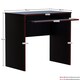 image 3 of Vida Designs Huby Computer Desk Compact Home Office Workstation, Black