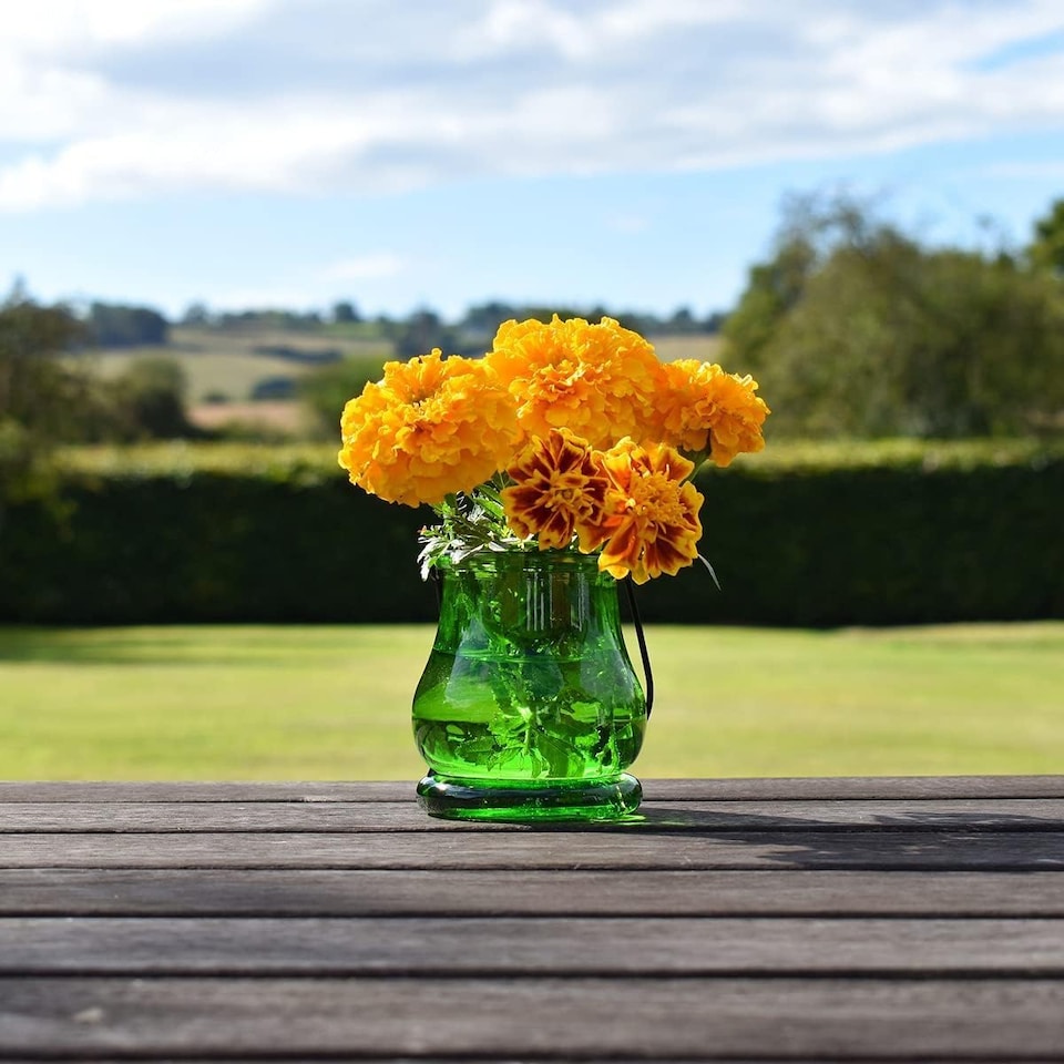image 1 of Hanging Tealight Holders - 12 Pack Candle Holders Glass for Indoor and Outdoor Ambiance | Multi | Coloured | 10cm x 8.3cm | 12