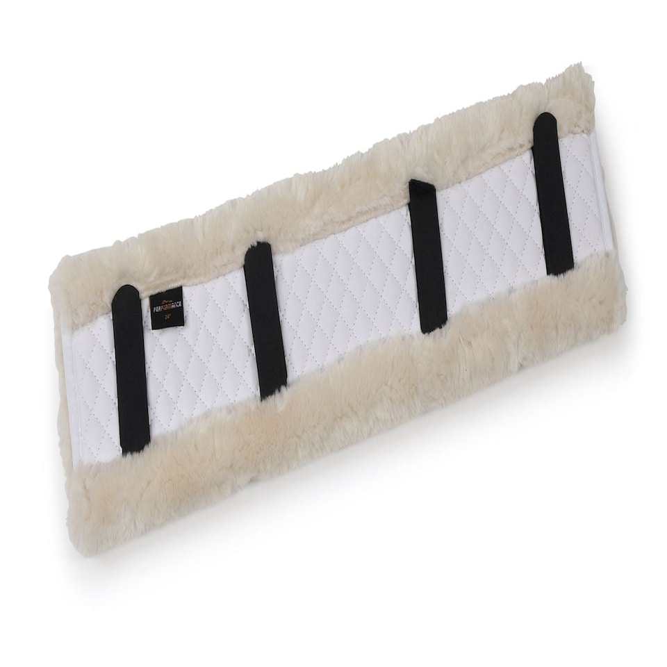 image 1 of Shires Performance Supafleece Gp Girth Cover Black | 38 Inch