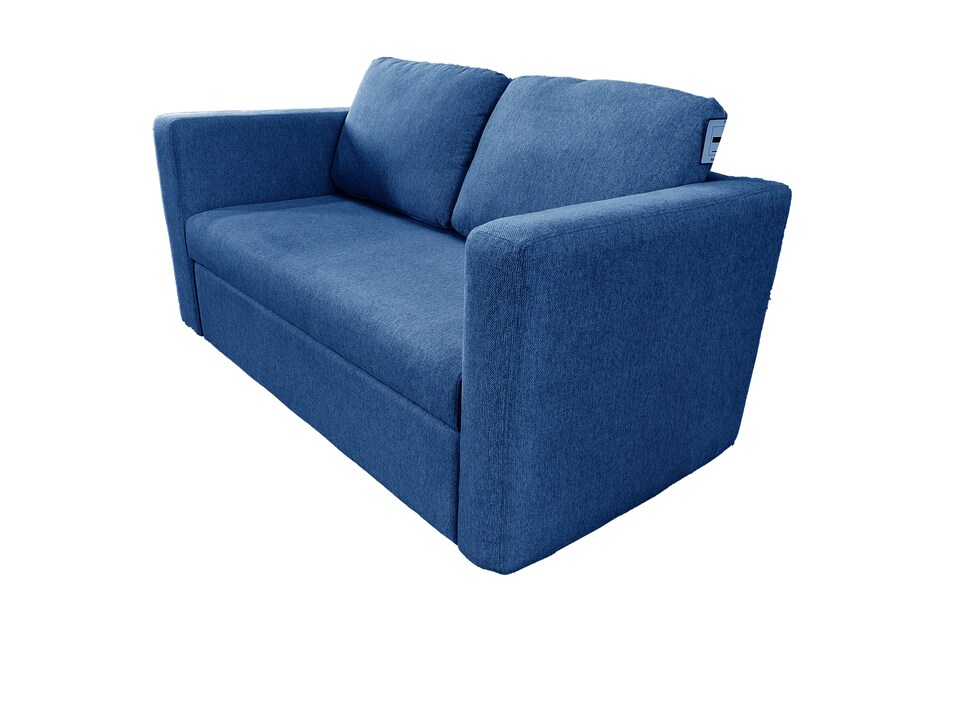 image 1 of The Brenta 2 Seater Slide Storage Sofa in Grey, Silver or Navy | Blue | One Size