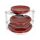 image 1 of Buckingham 3 Tier Kitchen Plate Organising Rack 23 cm ,  Chrome