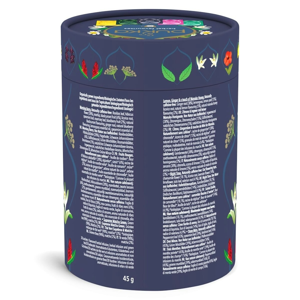 image 1 of Pukka Herbs Favourites Herbal Tea Gift Set, Ideal Gifts, 30 Teabags, 5 Flavours