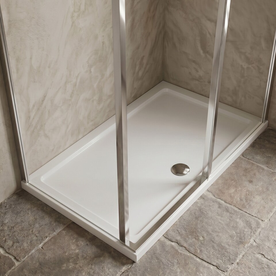 image 1 of Balterley Premium Rectangular Shower Tray | White | White | 1