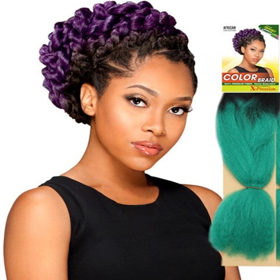 Sensationnel African Collection Syn Colour Braid Multi | T1B/Purple | One Size