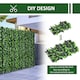 image 3 of Outsunny Artificial Leaf Hedge Screen Privacy Fence Panel for Garden 3Mx1M
