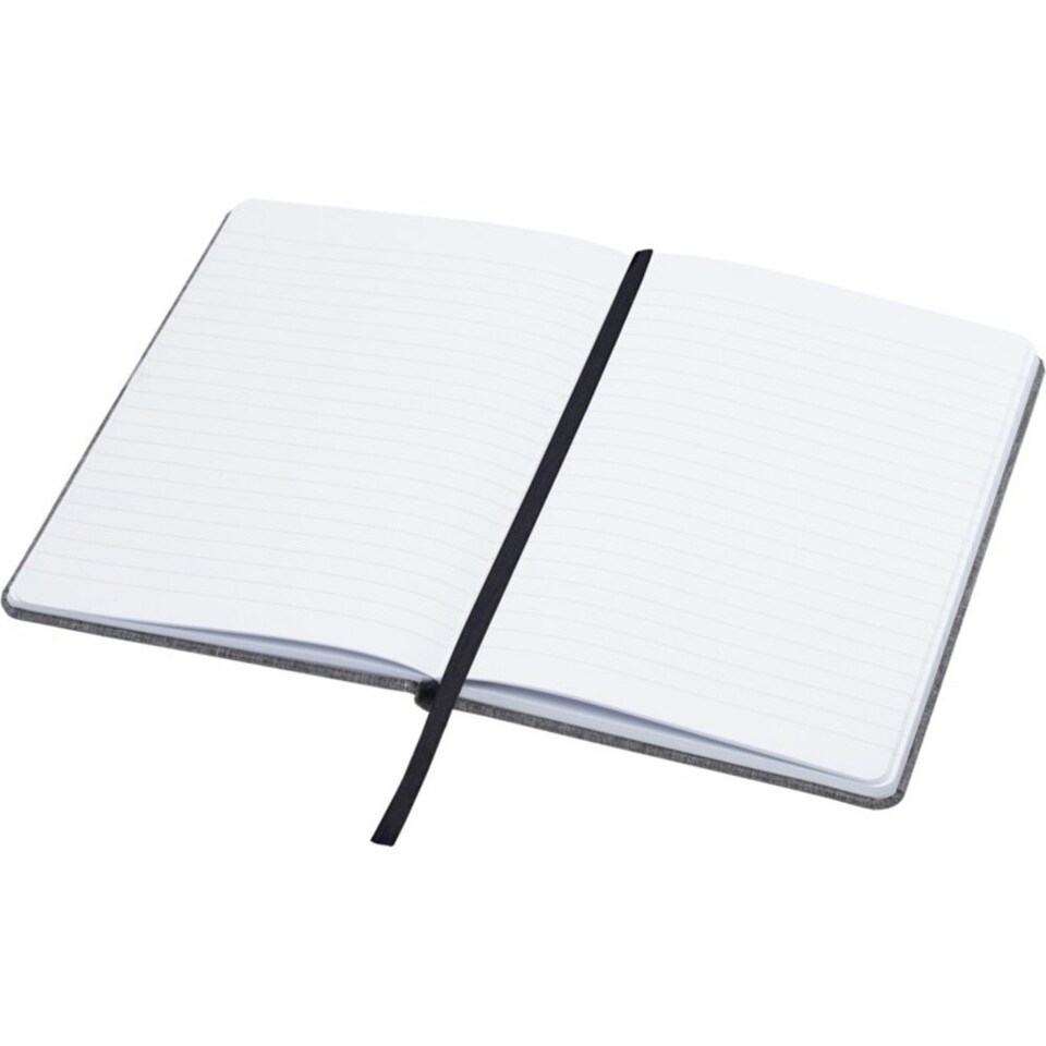 image 1 of Marksman Orin Recycled Polyester A5 Notebook - Grey Heather - A5