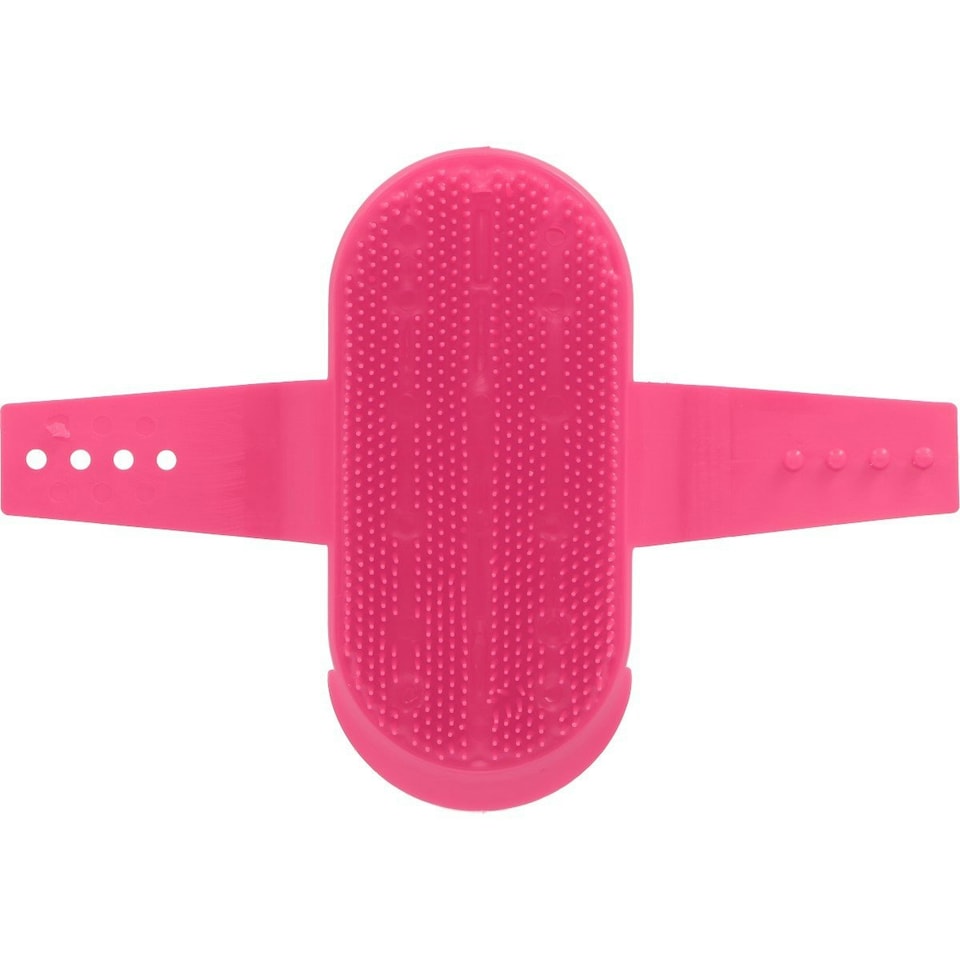 image 1 of Shires Plastic Horse Curry Comb - Baby Pink - One Size