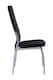 image 3 of Interiors By Premier Black Velvet High Back Dining Chair,Kitchen Chair With High Back,Chrome Finish Lounge Chair,Outdoor Chair | Black