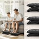 image 3 of HOMCOM Foot Rest Adjustable Height and Angle Home Office Footstool Black 