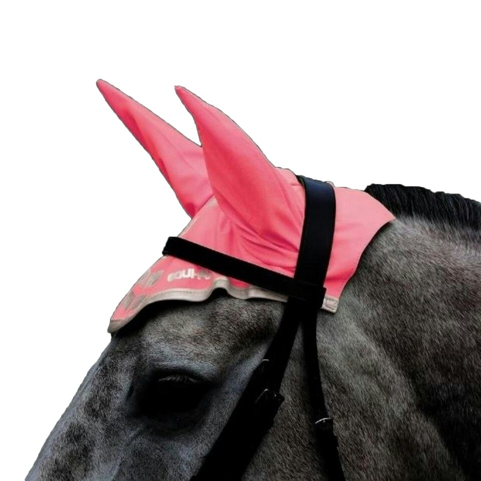 Equi-Flector Reflective Horse Fly Veil - Pink - Full