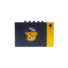 We Are Rewind Serge Portable Cassette Player with Bluetooth - Black & Yellow Amy