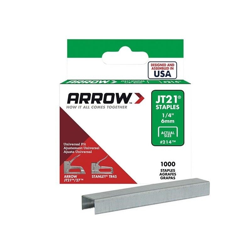 Arrow Jt21 Staples - Multi Colour - 6mm