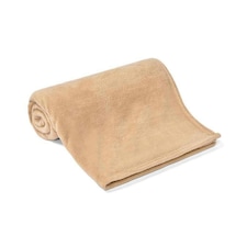 Brand Lab Pet Teddy Fleece Blanket - Camel - 100cm x 80cm