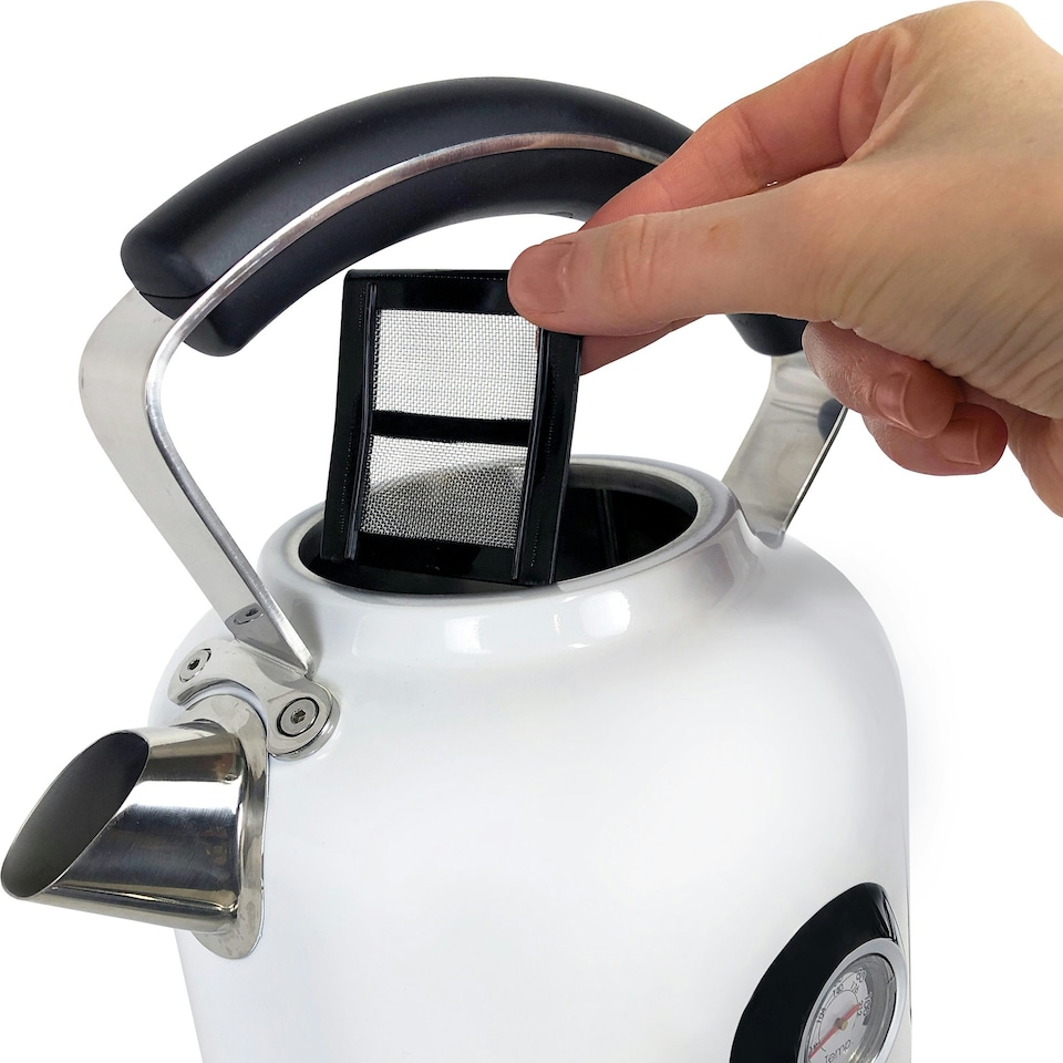 image 1 of Ariete 2854W Moderna Cordless Electric Kettle, 1.7 Litre Capacity, White