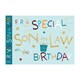 image 1 of Words 'n' Wishes Birthday Card for Son in Law, Foiled Letters, Multicoloured, 22 x 15.8 cms