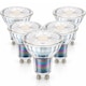 image 1 of BELL Lighting 5 Pack GU10 Premium Quality Glass LED Spotlight Bulbs 3.1W 350lm 38 Deg Beam