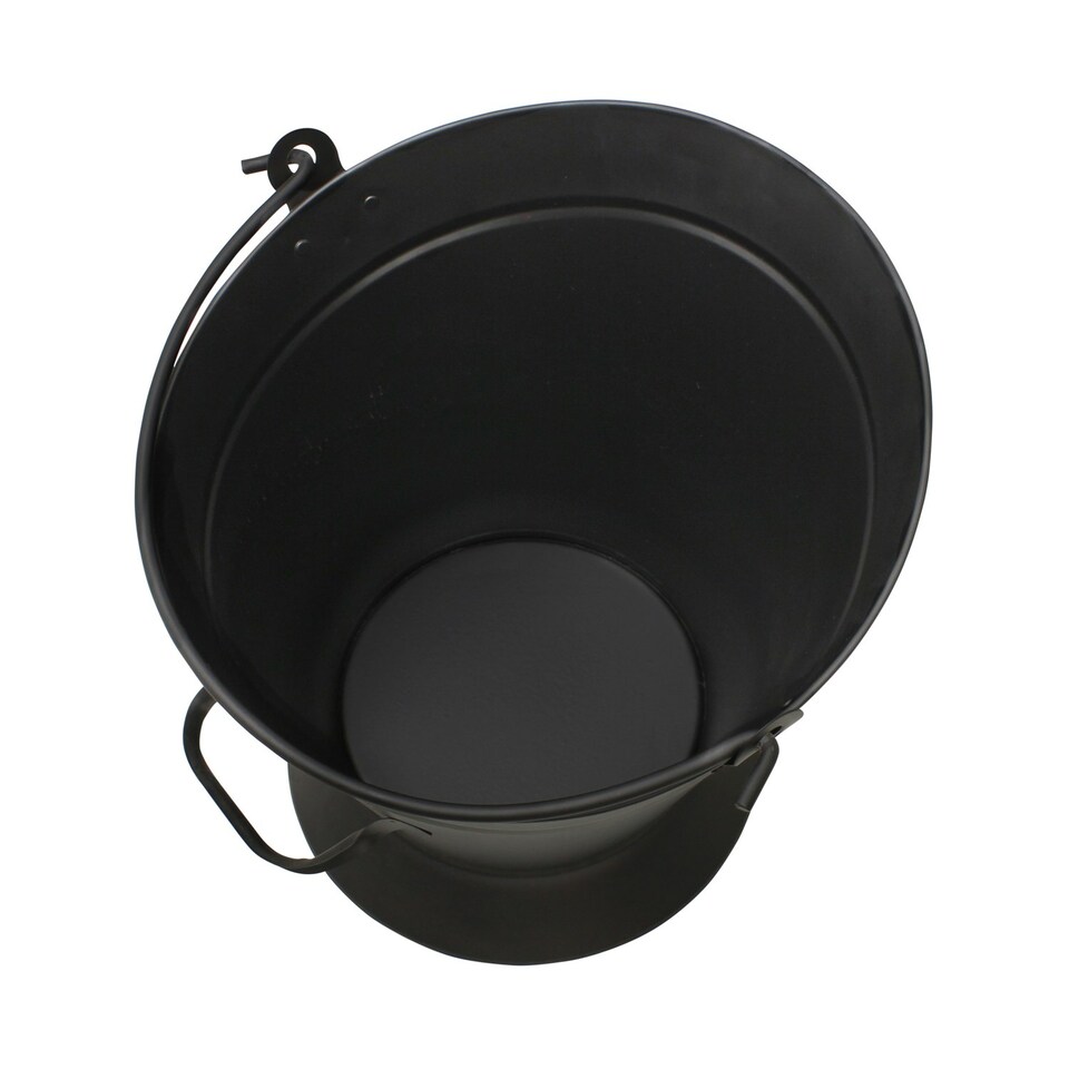 image 1 of JVL Steel Cheviot Waterloo Fire Companion Coal Bucket - Black