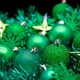 image 5 of 30mm/12Pcs Christmas Baubles Shatterproof Emerald Green,Tree Decorations