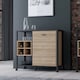 image 8 of High Rock Storage/Display Chest in Matt Black/Riviera Oak