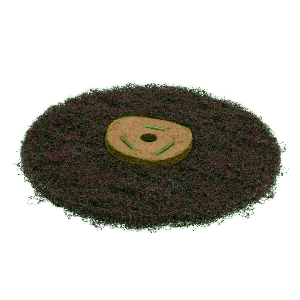 image 1 of Coarse Abrasive Scotch Mop Rust Paint Removal Remover Polishing 6" x 1 Row